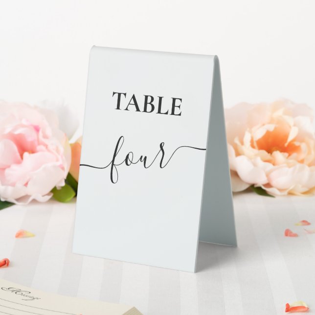 Plaque De Table Mariage de calligraphie de script moderne (In SItu (Mariage))