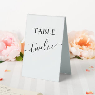 Plaque De Table Mariage de calligraphie de script moderne