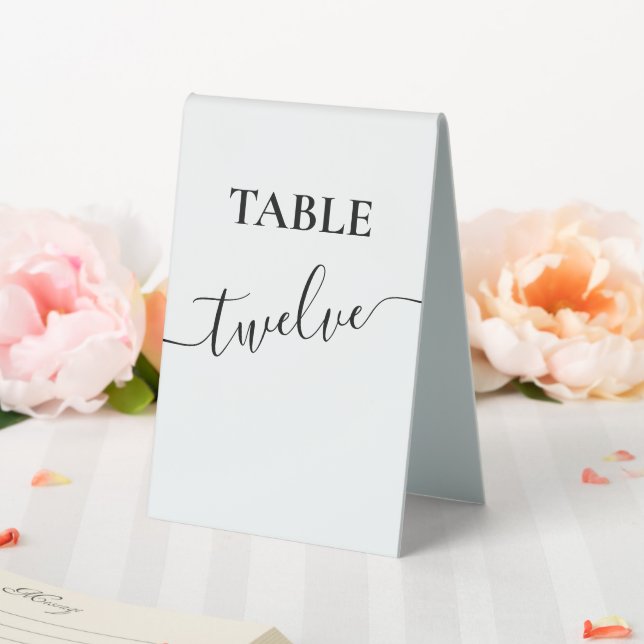 Plaque De Table Mariage de calligraphie de script moderne (In SItu (Mariage))
