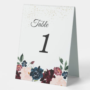 Plaque De Table Mariage de la fête d'été Numéro de la table Tente