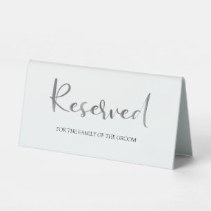 Plaque De Table Mariage de script de calligraphie de pinceau moder