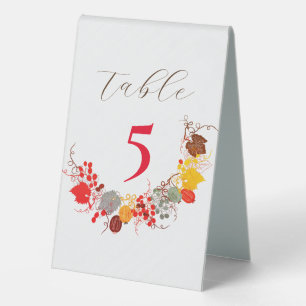 Plaque De Table Mariage Français Kissed Sweet Berry Raisins