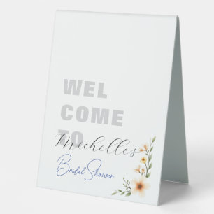 Plaque De Table Mariage Minimaliste Mignon Douche de Mariée