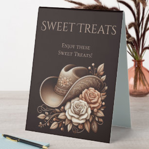 Plaque De Table Mariage Sweet Traitements Signalé Cowgirl Casquett