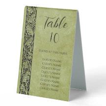 Mariage vintage, Parchemin Floral Fleur Victorien