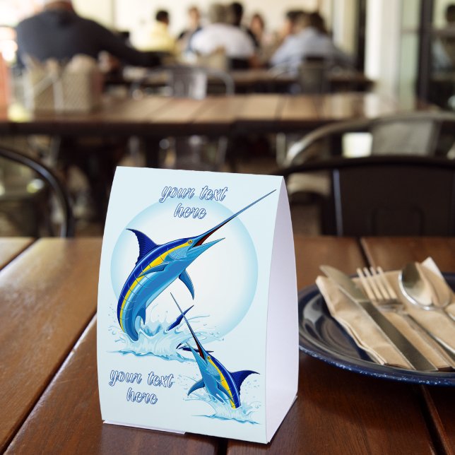 Plaque De Table Marlin Bleu Jaillissant de l'Océan (Insitu (restaurant))