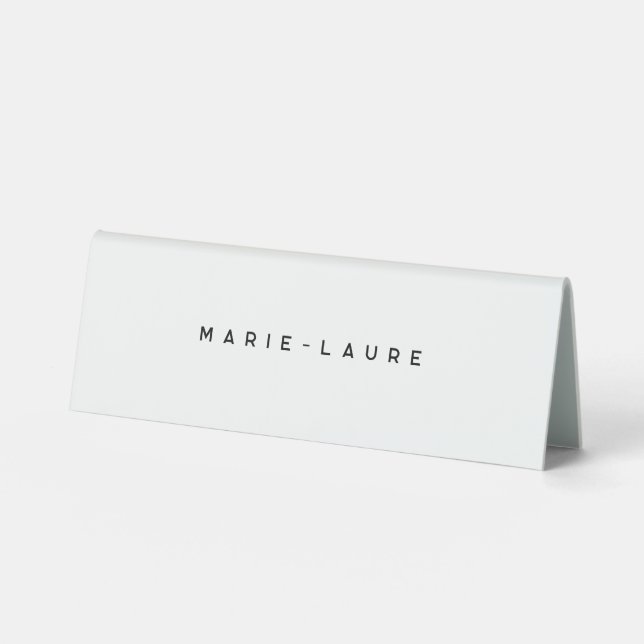 Plaque De Table Marque Place "Lettrus" (Recto)