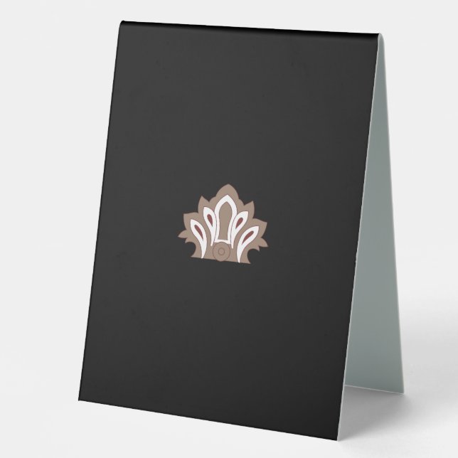 Plaque De Table Meilleur Panneau de Présentoir de Table (Recto)