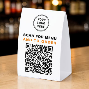 Plaque De Table Menu et commande par code QR