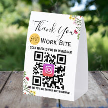 Merci Code Qr Instagram Entreprise Wildflower