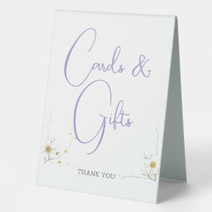 Plaque De Table Mini-moderne Cartes et Cadeaux Accueil Mariage