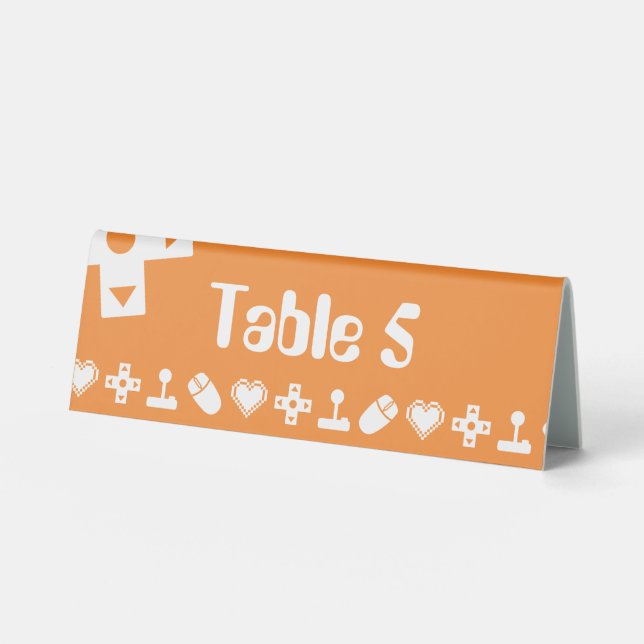 Plaque De Table Mode multijoueur dans le panneau Tente de table or (Recto)
