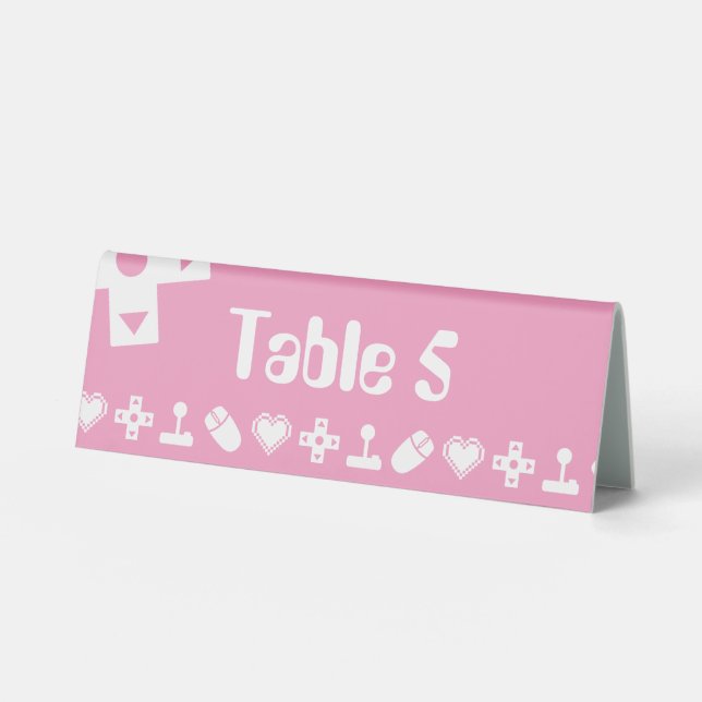 Plaque De Table Mode multijoueur sur un panneau de table en rose p (Recto)