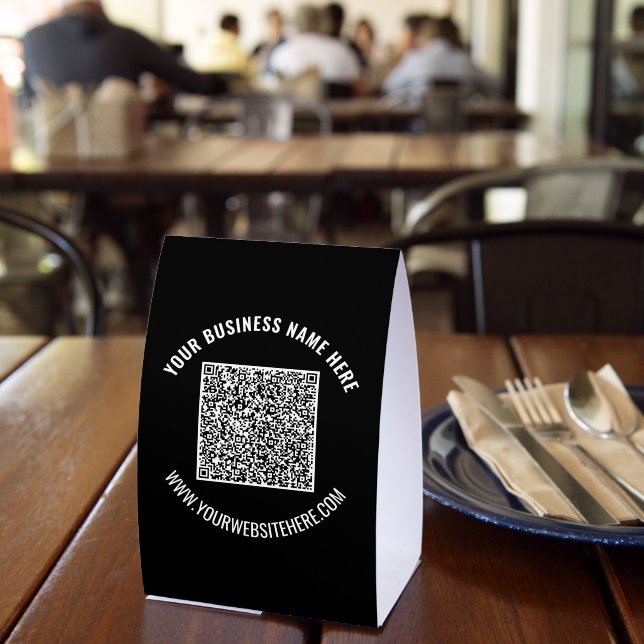Plaque De Table Modèle de présentoir de table en papier personnali (Insitu (restaurant))