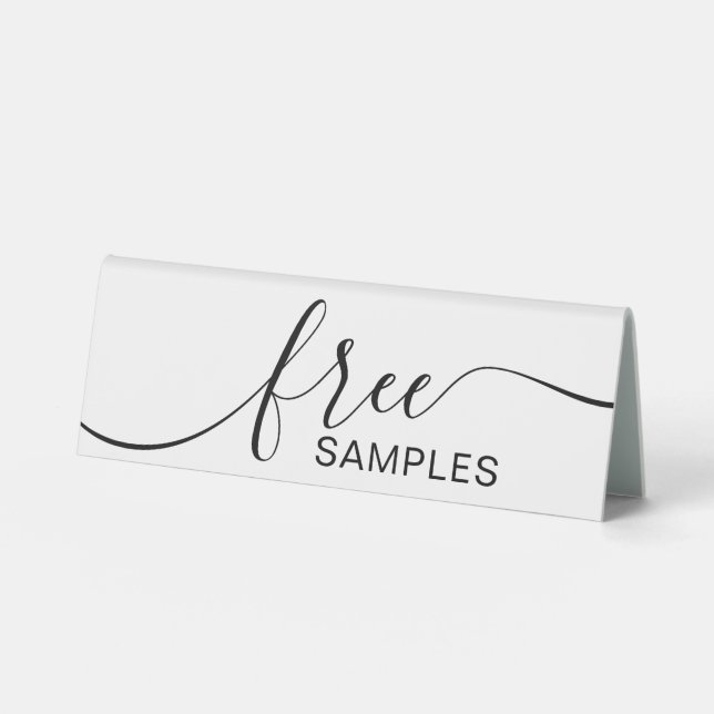 Plaque De Table Modèle gratuit Chien Grossissant Business Sign (Recto)