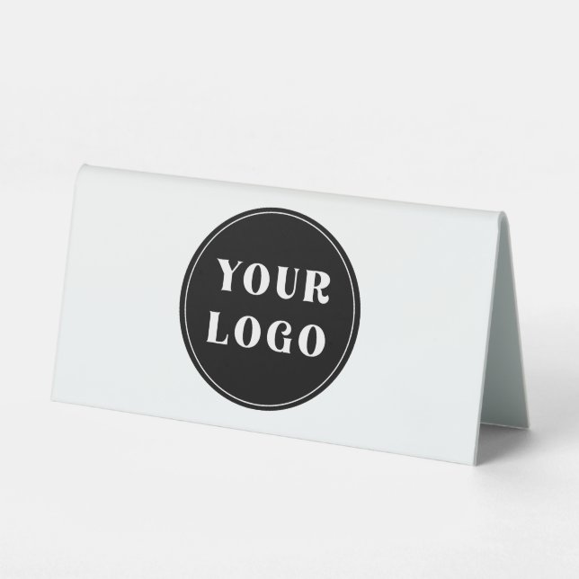 Plaque De Table Moderne, élégant, stylé et personnalisable (Recto)