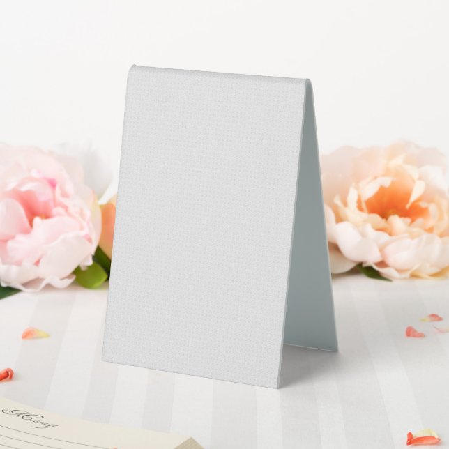 Plaque De Table Motif de carrelage géométrique gris clair (In SItu (Mariage))
