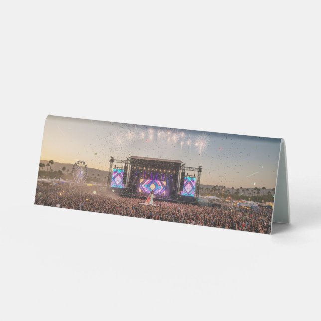 Plaque De Table Music Fest (Recto)