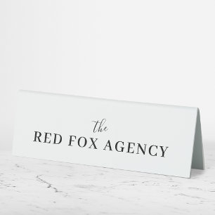 Plaque De Table Nom de l'entreprise Marque d'entreprise