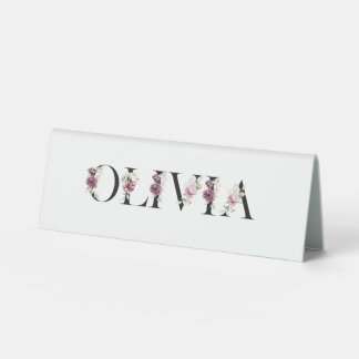 Plaque De Table Nom Olivia