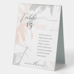 Plaque De Table Numéro de table moderne de la taille de vidage