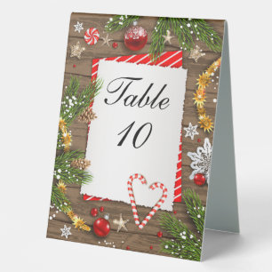 Plaque De Table Numéro de table personnalisé