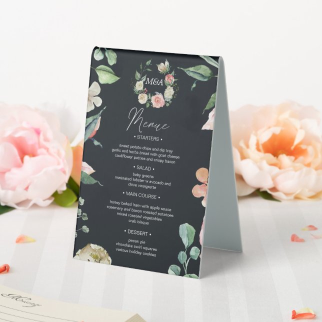 Plaque De Table numéro du tableau fleuri fleuri fleuri (In SItu (Mariage))
