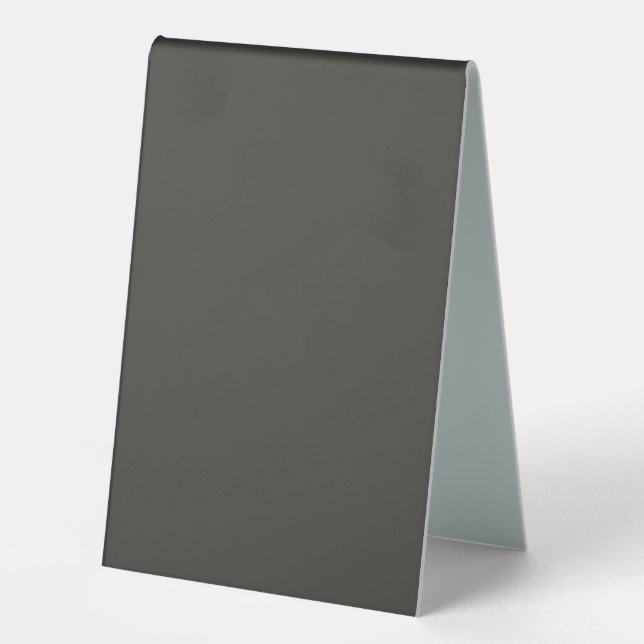 Plaque De Table olive noire (couleur solide) (Recto)