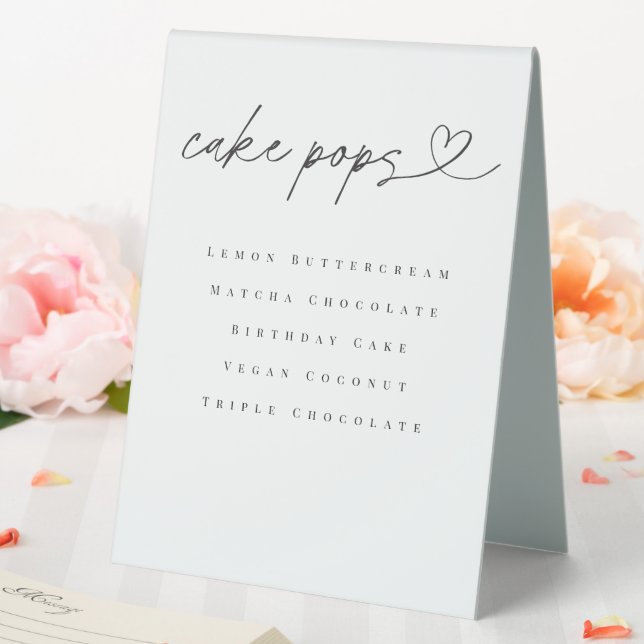 Plaque De Table Pancakes Pops Saveurs Table de Dessert Panneau de  (In SItu (Mariage))