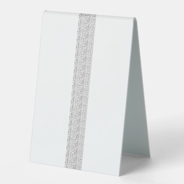 Plaque De Table Pancarte de table pliable (Recto)