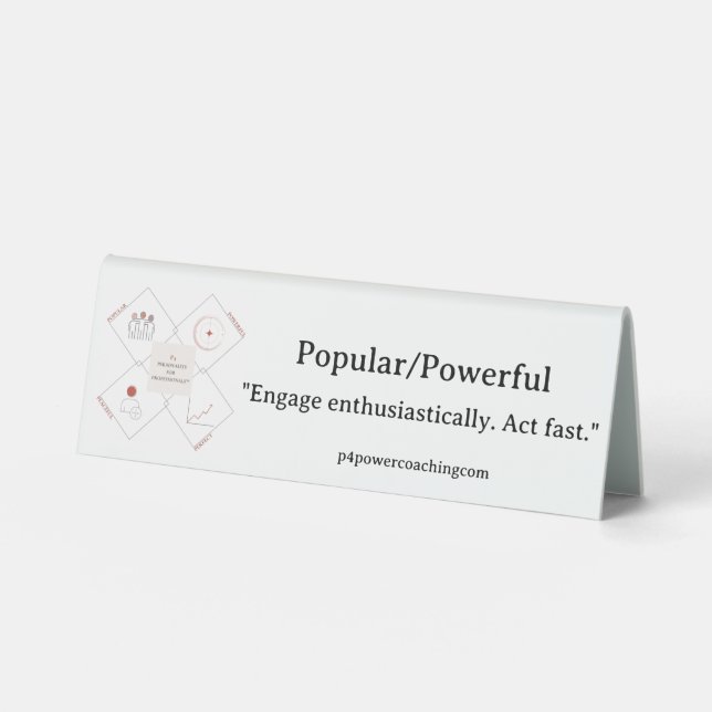 Plaque De Table Panneau de bureau en plastique populaire/puissant (Recto)