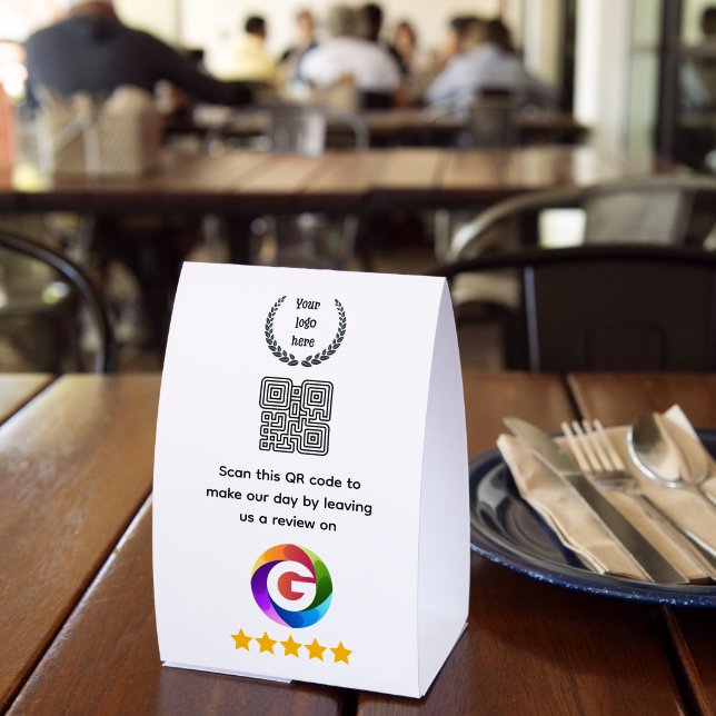 Plaque De Table Panneau de critiques Google sur pied | Présentoir  (Insitu (restaurant))