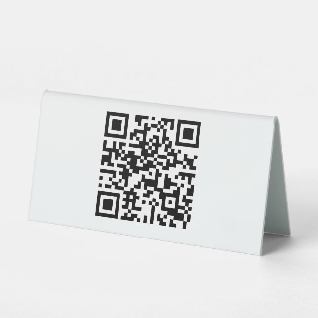 Plaque De Table Panneau de la tente 6" X 3" (Recto)