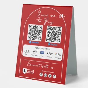 Plaque De Table Panneau de signalisation pour entreprise de paieme