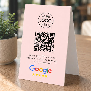 Plaque De Table Panneau de table Google Reviews Présentoir de co