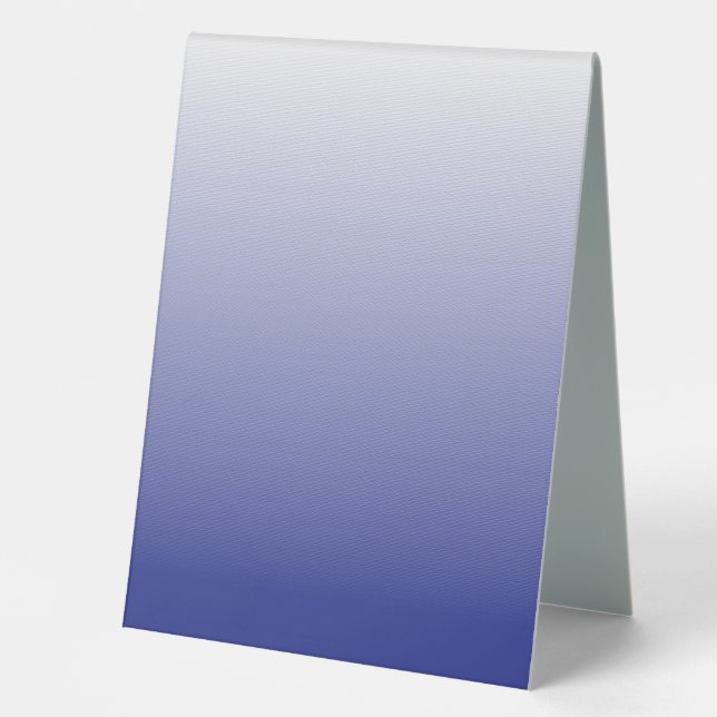 Plaque De Table Panneau de table personnalisé pour événement Blue  (Recto)