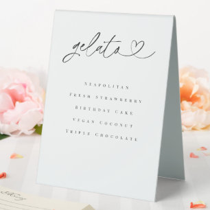 Plaque De Table Panneau de tente de mariage pour table de desserts