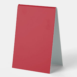 Plaque De Table Panneau de tente de table rouge pour restaurants