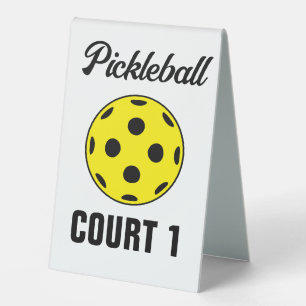 Plaque De Table Panneau de tente du terrain de pickball personnali