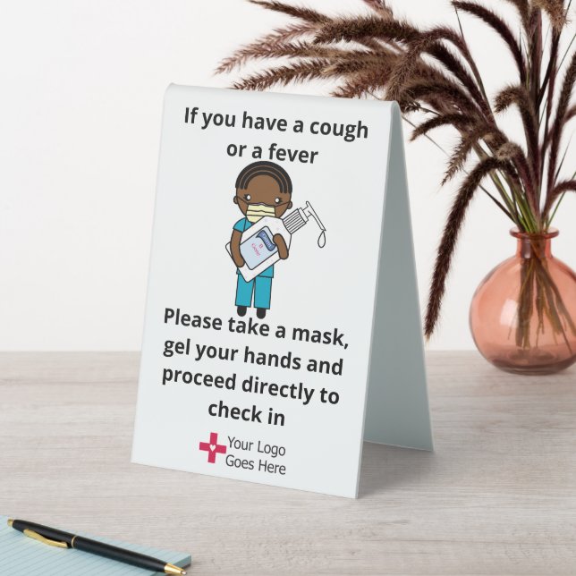 Plaque De Table Panneau Gel et Masque du bureau de la clinique (En SItu (Tableau))