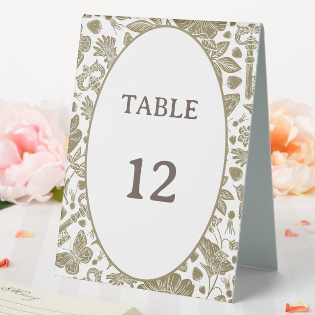 Plaque De Table Panneau Numéro de table mariage (In SItu (Mariage))