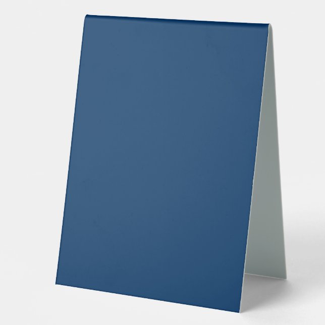 Plaque De Table Panneau Tente Table Bleue Personnalisable (Recto)