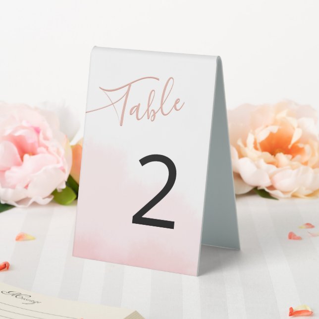 Plaque De Table Panneaux de table pour la douche de la mariée. (In SItu (Mariage))