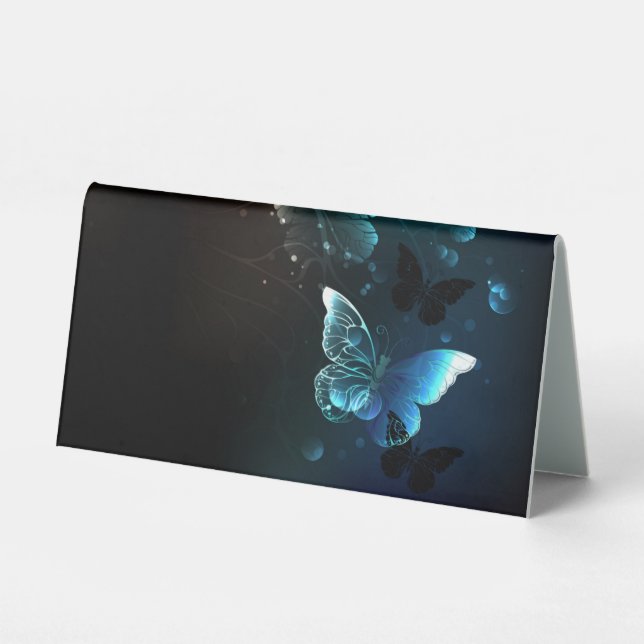 Plaque De Table Papillons de nuit à la menthe (Recto)