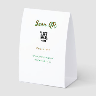 Plaque De Table Partagez votre photo scannez le code QR ajoutez un
