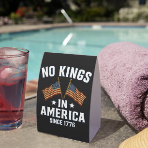Plaque De Table Pas de rois en Amérique depuis 1776