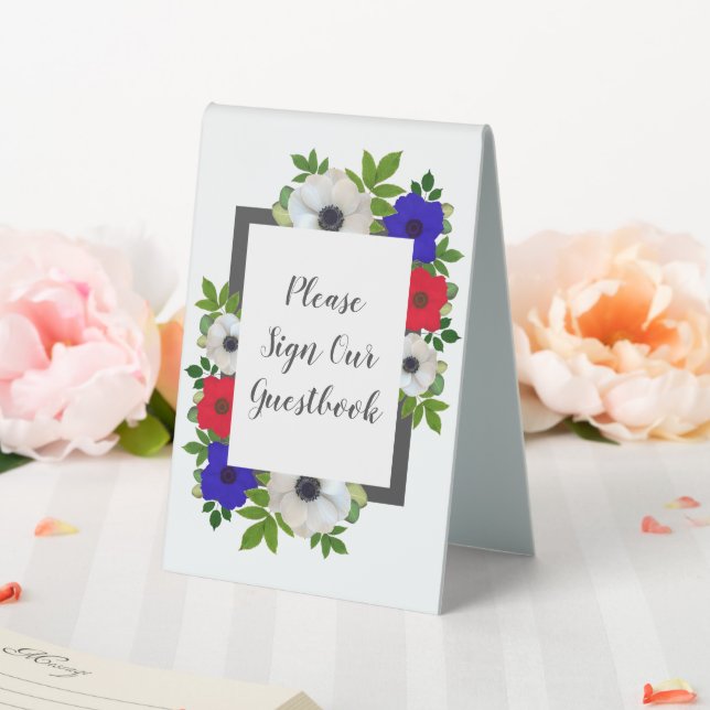Plaque De Table Patriotique Panda Anemone Mariage (In SItu (Mariage))