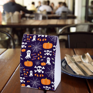 Plaque De Table Personnages amusants et effrayants d'Halloween