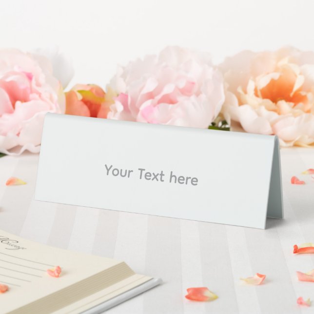 Plaque De Table Personnalisable Votre conception ou texte ici Pers (In SItu (Mariage))