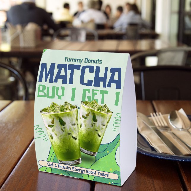 Plaque De Table Personnaliser le thé matcha vert blanc Acheter 1 O (Insitu (restaurant))